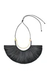 Johanna Ortiz Tequila Sunrise Statement Necklace In Black