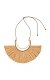 Johanna Ortiz Tequila Sunrise Statement Necklace In Brown