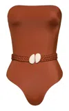 Johanna Ortiz The Classic Strapless One-piece Swimsuit