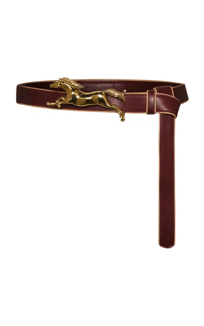 Johanna Ortiz The Curated Jungle Belt In Red