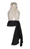 Johanna Ortiz The Memory Of Light Cutout Stretch-cotton Top In White