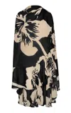 Johanna Ortiz The Old Garden Silk Cape In Multi