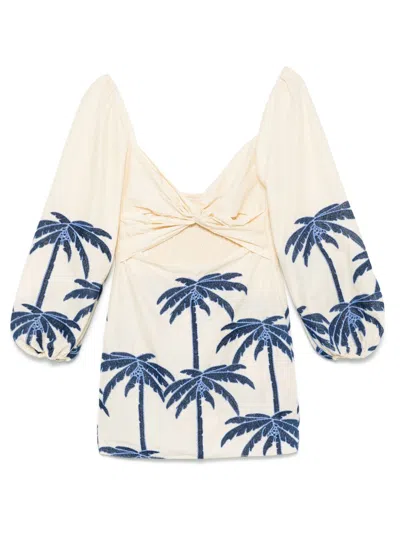 JOHANNA ORTIZ THE POWER OF THE SEA MINI DRESS