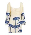 Johanna Ortiz The Power Of The Sea Dress In Ecru Blue