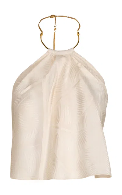 Johanna Ortiz The Root Halter Top In Neutral