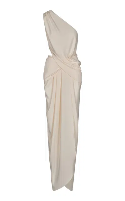 Johanna Ortiz The Secret Conservatory One-shoulder Maxi Dress In White