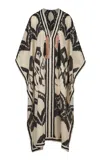Johanna Ortiz The Wind Of Palms Printed Cotton Tunic Midi Dress In White
