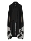Johanna Ortiz Tie-neck Cape In Black