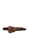 Johanna Ortiz Traditions Textured Belt In Brown