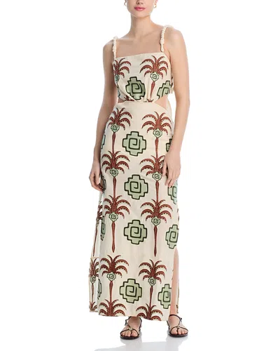 Johanna Ortiz Tributari Maxi Dress In White