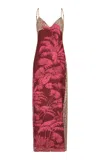Johanna Ortiz Tropical Harmony Silk Dress In Multi