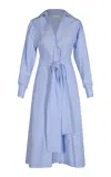 Johanna Ortiz Vela De Cruz Midi Dress In Blue