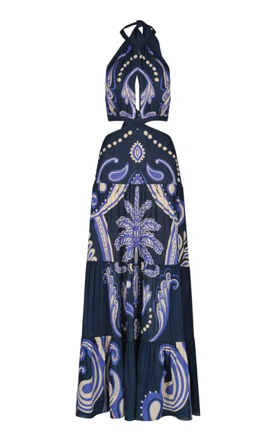 Johanna Ortiz Vintage Bloom Silk Maxi Dress