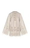 Johanna Ortiz Vision Seeking Mini Dress In Ivory