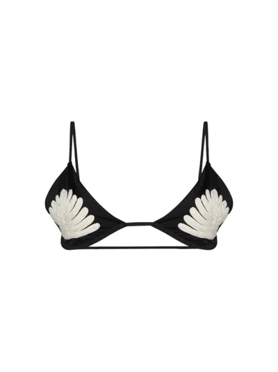 Johanna Ortiz Visionary Arts Bikini Top Black