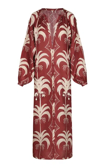 Johanna Ortiz Weaving Waves Printed Linen Tunic