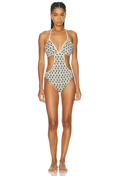 Johanna Ortiz Whispering Horizons One Piece Swimsuit In Multi