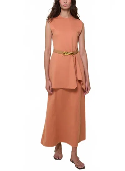 Johanna Ortiz Whispers Ankle Skirt In Nude In Brown