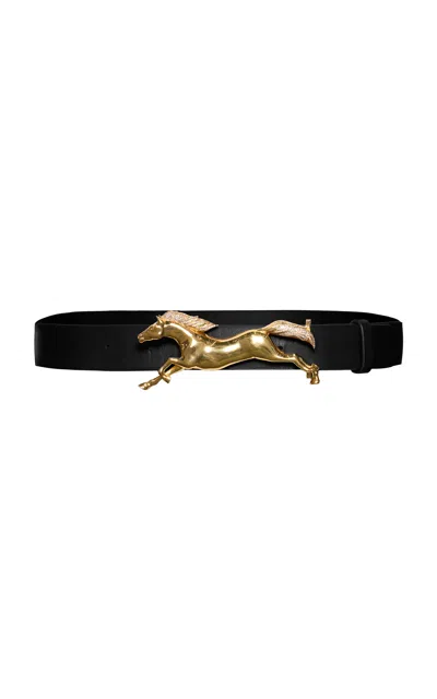 Johanna Ortiz Whispers Of The Tarot Leather Belt In Black