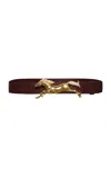 Johanna Ortiz Whispers Of The Tarot Leather Belt In Brown