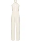 Johanna Ortiz White Mark Of Honor Jumpsuit In Neutrals