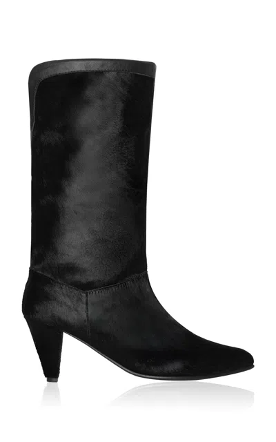 Johanna Ortiz Wicked Rider Leather Boots In Black