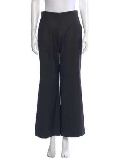 Pre-owned Johanna Ortiz Wide Leg Pants In Gray