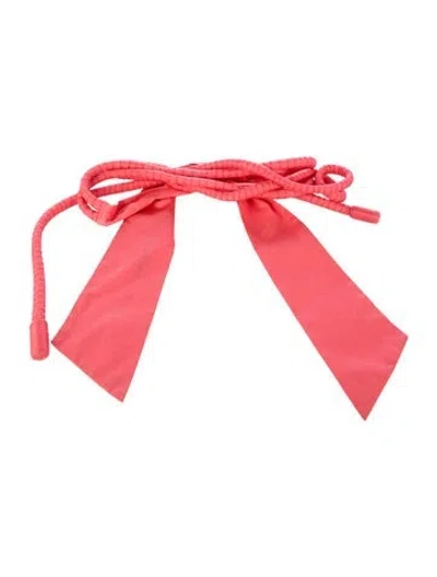 Pre-owned Johanna Ortiz Wide Waist Belt In Pink