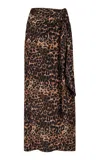 Johanna Ortiz Wild Confidant Ankle Skirt In Animal