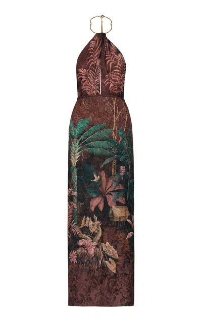 Johanna Ortiz Wild Horizons Maxi Dress In Multi