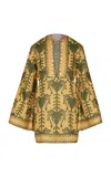 Johanna Ortiz Wild Savannah Printed Linen Mini Dress