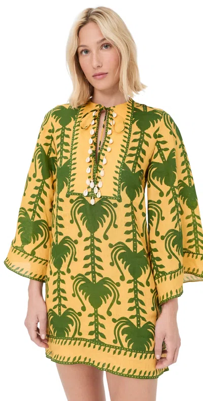 Johanna Ortiz Wild Savannah Dress In Green