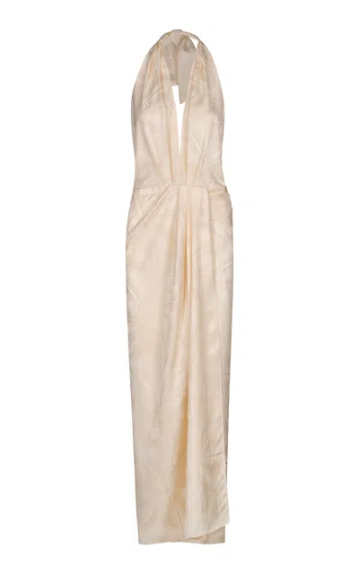 Johanna Ortiz Wildly Beautiful Maxi Dress In White