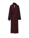 Johanna Ortiz Wine Parajes Lejanos Ankle Dress In Burgundy