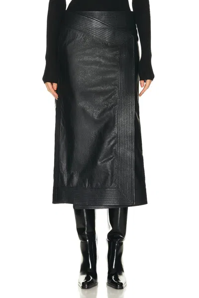 Johanna Ortiz Winter Scents Midi Skirt In Black