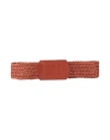 Johanna Ortiz Woman Belt Rust Size S Viscose