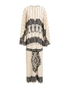 Johanna Ortiz Woman Maxi Dress Cream Size 8 Silk