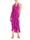 Johanna Ortiz Adinkra Halterneck Maxi Dress In Ultra Violet