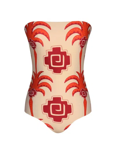 Johanna Ortiz Women's Alta Mar Strapless One-piece Swimsuit