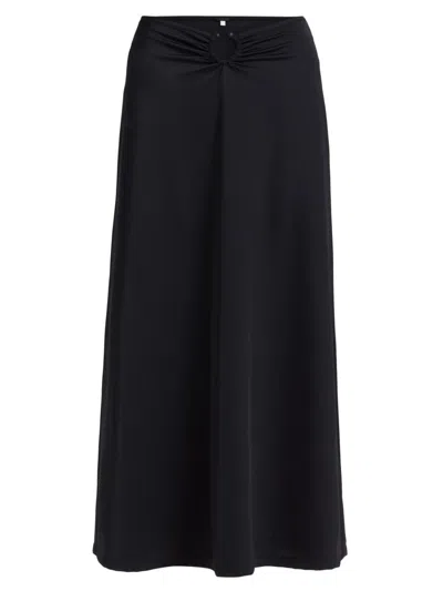 Johanna Ortiz Women's Breath Of Life Midi-skirt In Black