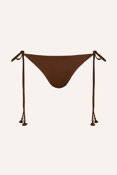 JOHANNA ORTIZ WOMEN'S ENTORCHE DEL MAR BIKINI BOTTOM IN TERRACOTA