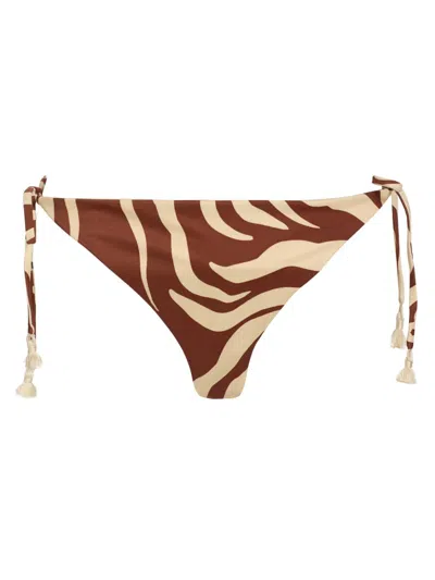 Johanna Ortiz Women's La Paz Summer Vacation Sacred Zebra Bikini Bottom