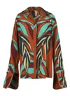 Johanna Ortiz Luz De Alma Printed Silk-blend Crepe Shirt In Multi