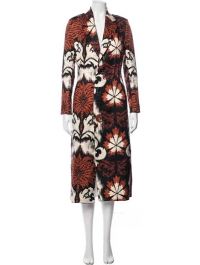 Pre-owned Johanna Ortiz Wool Printed Coat In Multi