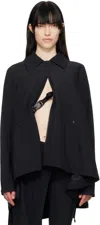 Johanna Parv Black Cover Jacket In Black