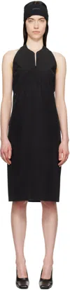 Johanna Parv Black Day Midi Dress In Black