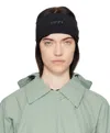 Johanna Parv Black Triangle Ponytail Hole Headband In Black