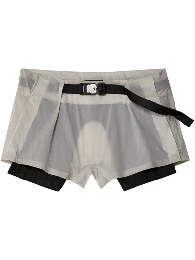 Johanna Parv Cover Mesh Shorts In Grey