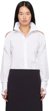 Johanna Parv White Hood Shirt In White