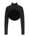 Johanna Parv Woman Shrug Black Size L Polyamide, Elastane In Black